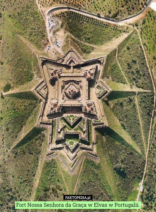 Fort Nossa Senhora da Graça w Elvas w Portugalii. 
