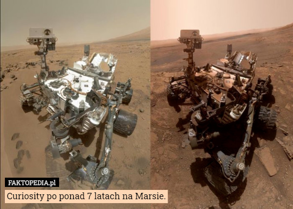 Curiosity po ponad 7 latach na Marsie. 