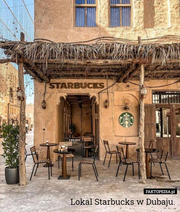 Lokal Starbucks w Dubaju. 