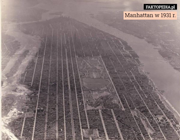 Manhattan w 1931 r. 