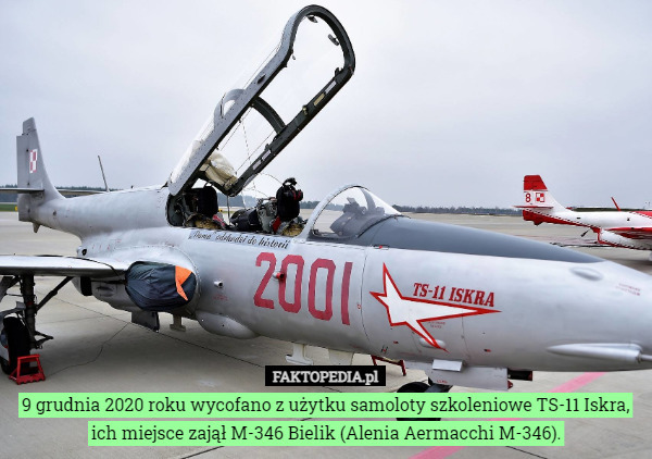 9 grudnia 2020 roku wycofano z użytku samoloty szkoleniowe TS-11 Iskra, ich miejsce zajął M-346 Bielik (Alenia Aermacchi M-346). 