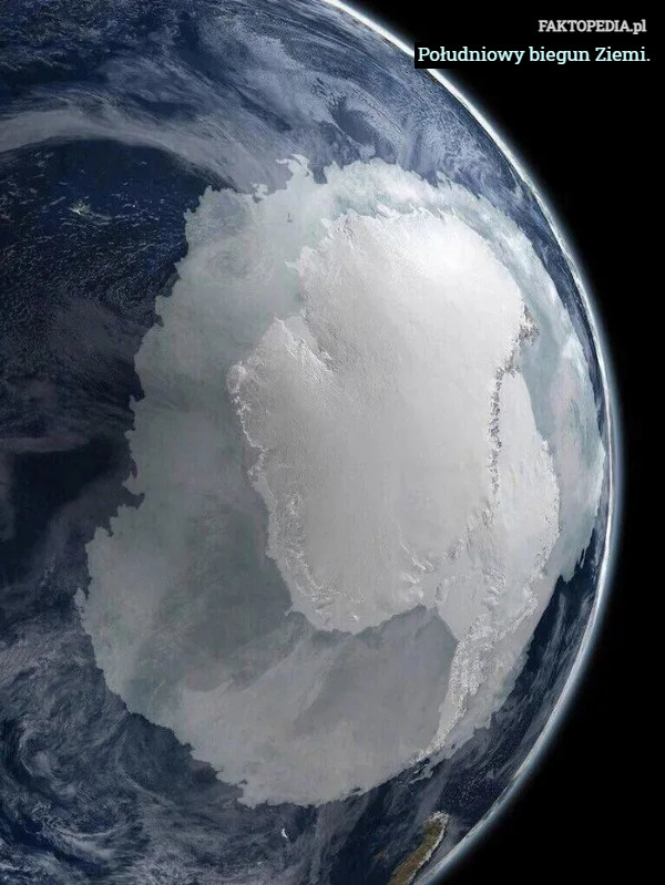 Południowy biegun Ziemi. 