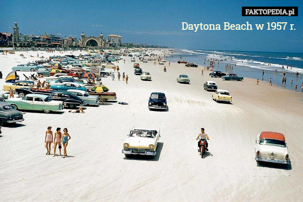 Daytona Beach w 1957 r. 