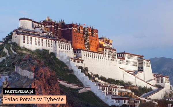 Pałac Potala w Tybecie. 