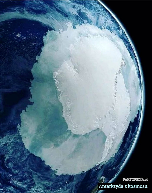 Antarktyda z kosmosu. 