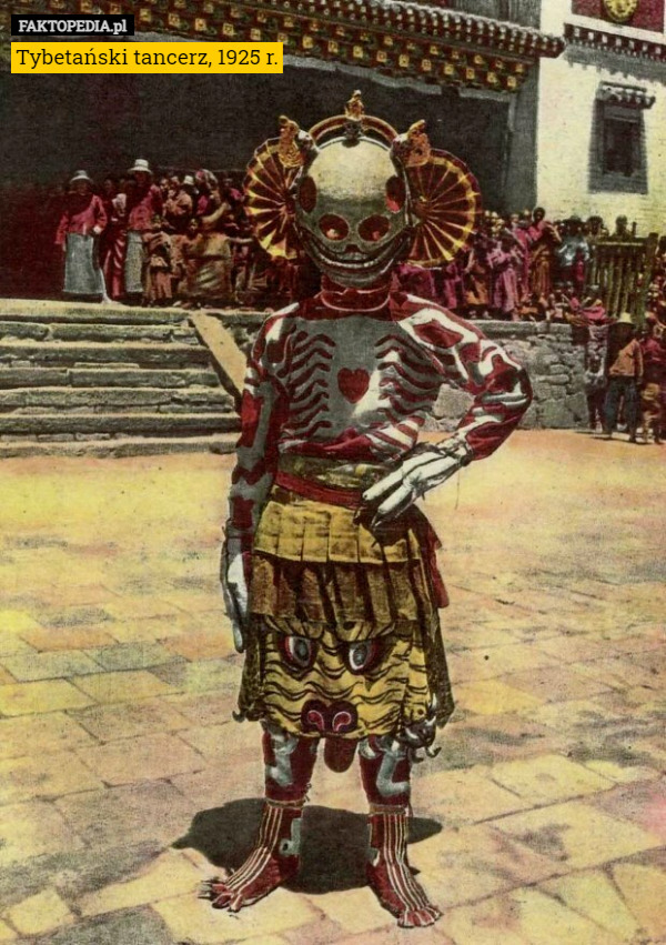 Tybetański tancerz, 1925 r. 