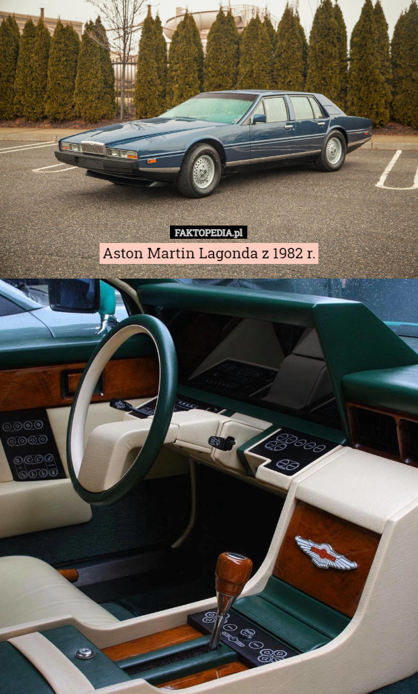 Aston Martin Lagonda z 1982 r. 