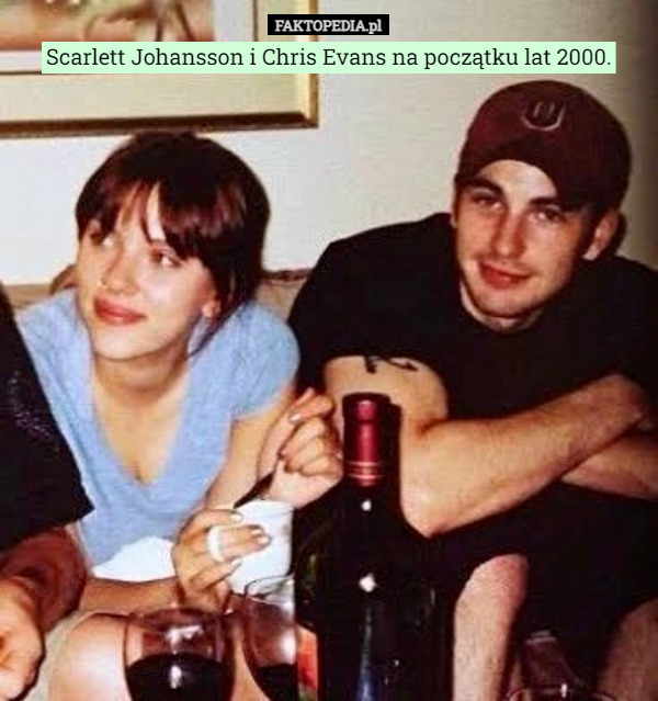 Scarlett Johansson i Chris Evans na początku lat 2000. 
