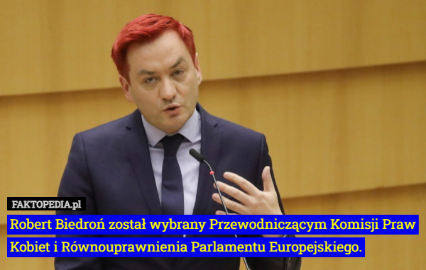 Robert Biedroń został wybrany Przewodniczącym Komisji Praw Kobiet i Równouprawnienia Parlamentu Europejskiego. 