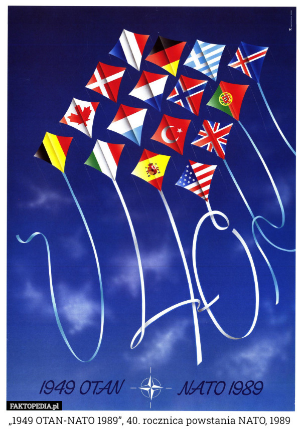 „1949 OTAN-NATO 1989”, 40. rocznica powstania NATO, 1989 