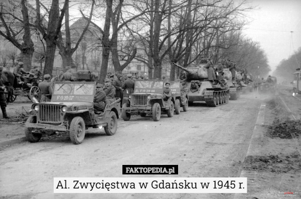Al. Zwycięstwa w Gdańsku w 1945 r. 