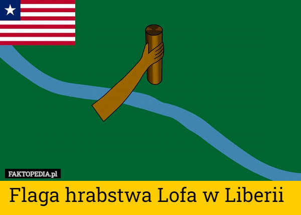 Flaga hrabstwa Lofa w Liberii 