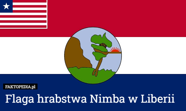 Flaga hrabstwa Nimba w Liberii 
