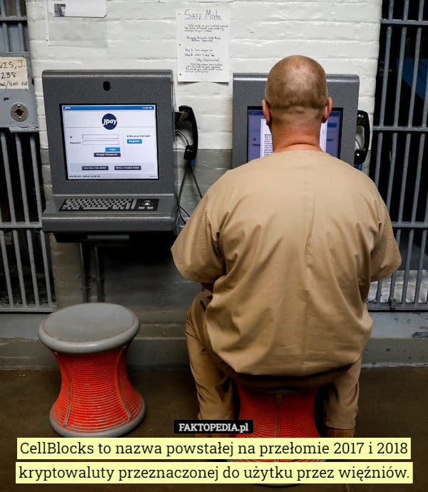 CellBlocks to nazwa powstałej na przełomie 2017 i 2018 kryptowaluty przeznaczonej do użytku przez więźniów. 