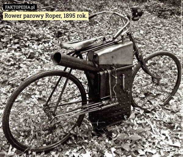 Rower parowy Roper, 1895 rok. 