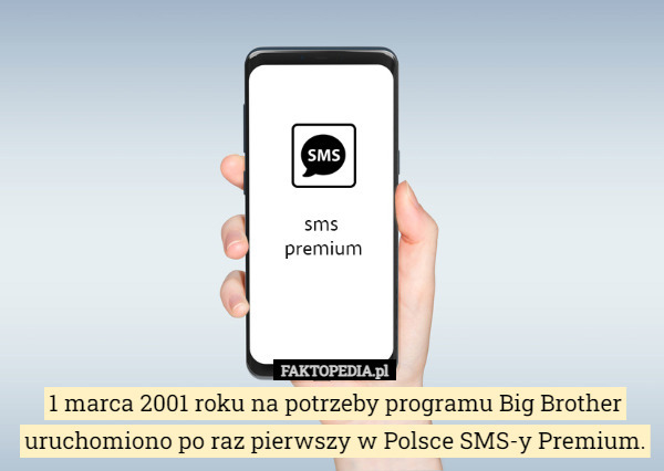 Na potrzeby programu Big Brother, 1 marca 2001 roku uruchomiono po raz pierwszy w Polsce SMSy Premium. 
