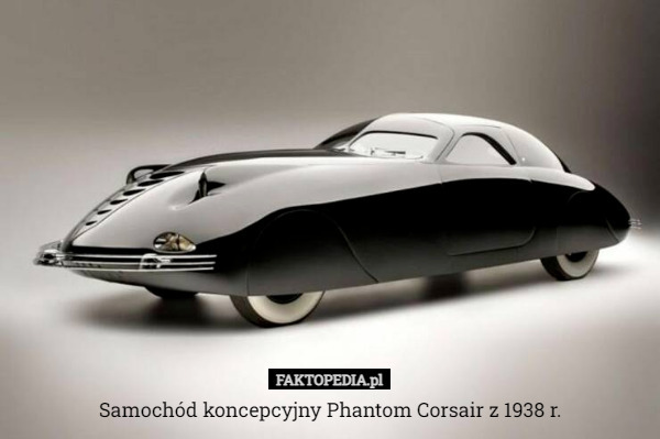 Samochód koncepcyjny Phantom Corsair z 1938 r. 