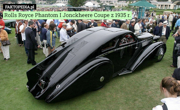 Rolls Royce Phantom I Jonckheere Coupe z 1935 r. 
