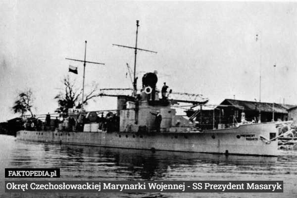 Okręt Czechosłowackiej Marynarki Wojennej - SS Prezydent Masaryk 