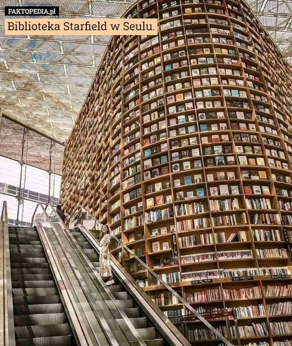 Biblioteka Starfield w Seulu. 