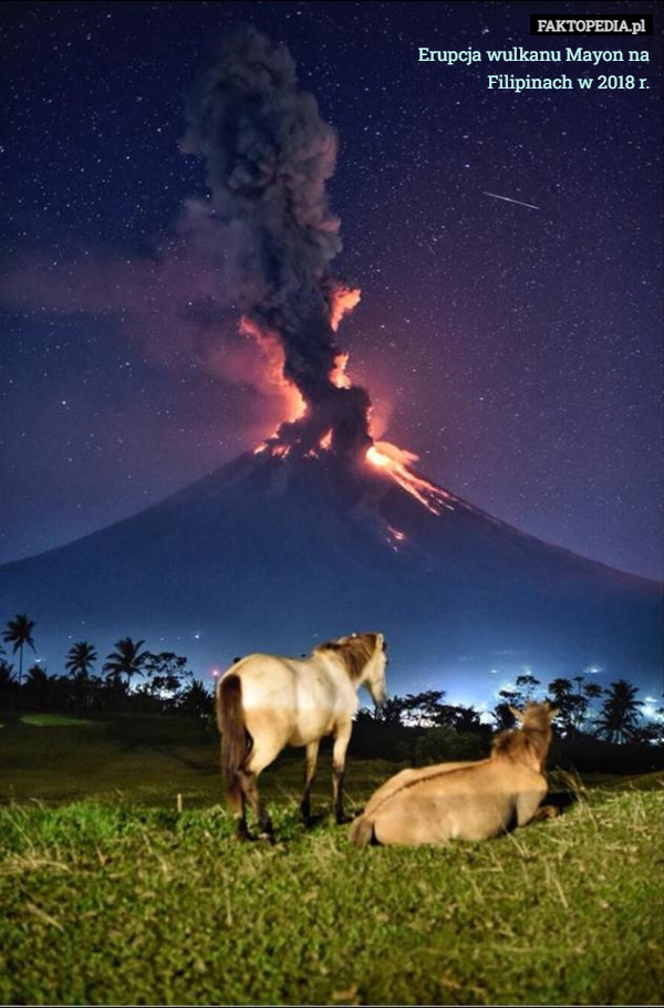 Erupcja wulkanu Mayon na Filipinach w 2018 r. 