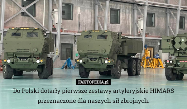 Do Polski dotarły pierwsze zestawy artyleryjskie HIMARS przeznaczone dla naszych sił zbrojnych. 