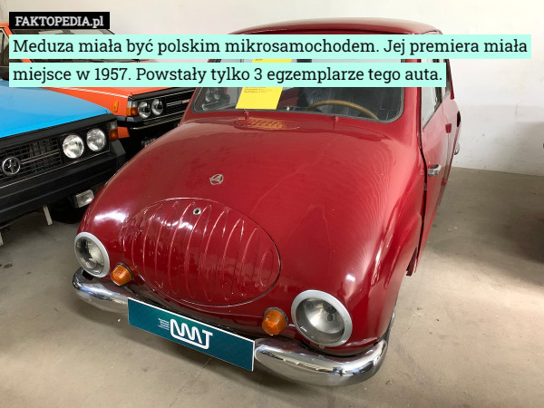 Meduza miała być polskim mikrosamochodem. Jej premiera miała miejsce w 1957. Powstały tylko 3 egzemplarze tego auta. 