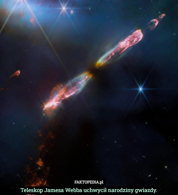 Teleskop Jamesa Webba uchwycił narodziny gwiazdy. 