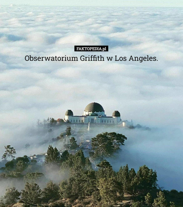 Obserwatorium Griffith w Los Angeles. 