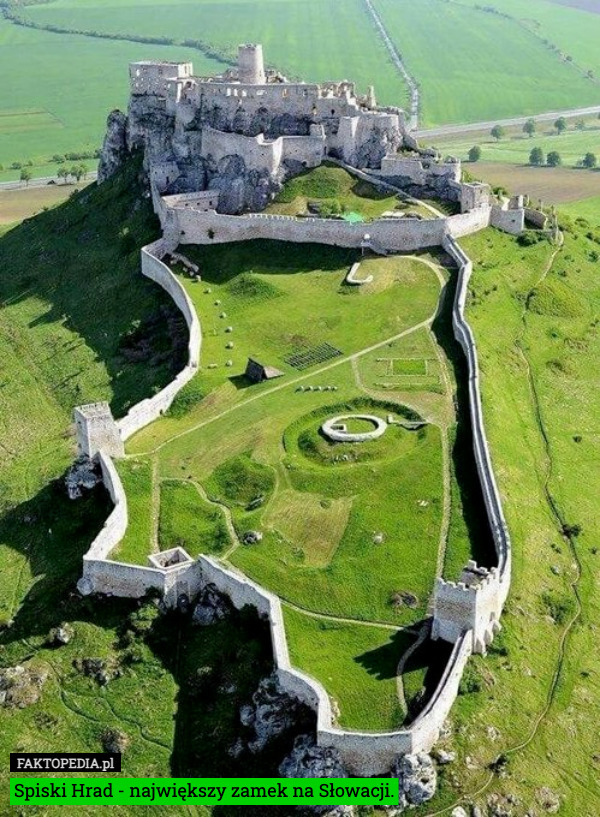 Spiski Hrad - największy zamek na Słowacji. 
