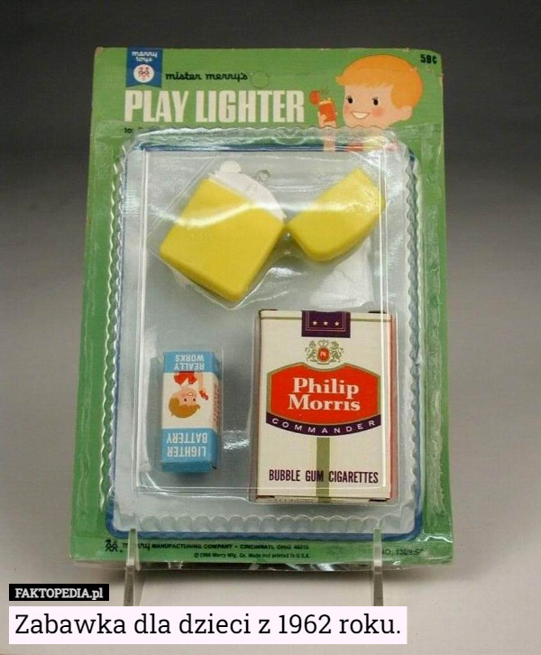 Zabawka dla dzieci z 1962 roku. 