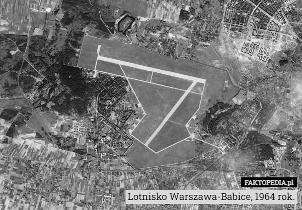 Lotnisko Warszawa-Babice, 1964 rok. 