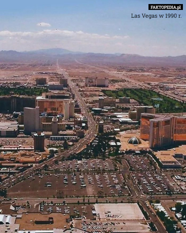 Las Vegas w 1990 r. 