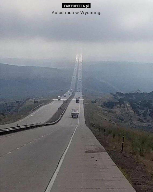 Autostrada w Wyoming. 
