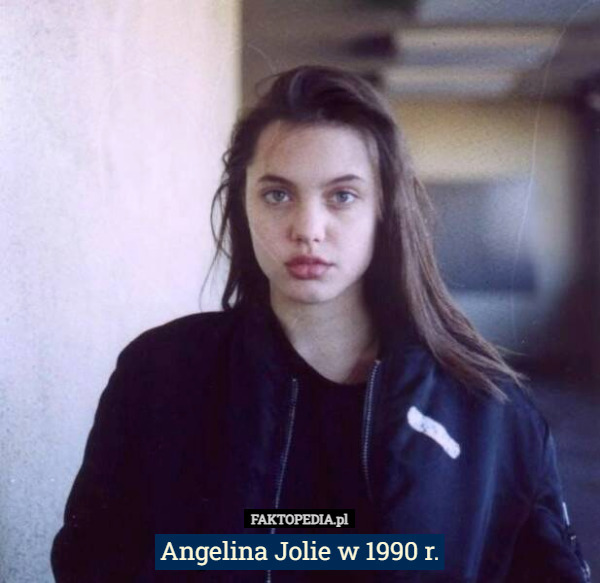Angelina Jolie w 1990 r. 
