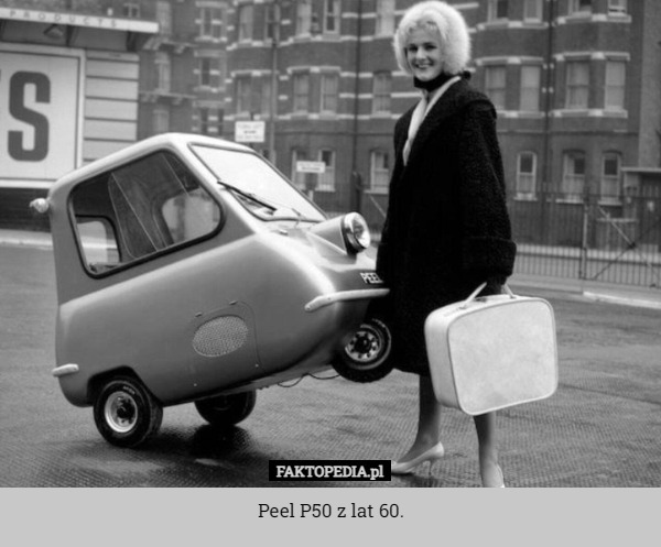 Peel P50 z lat 60. 