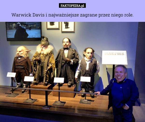 Warwick Davis i najważniejsze zagrane przez niego role. 